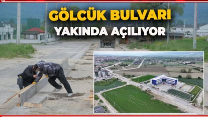 GÖLCÜK BULVARI YAKINDA VATANDAŞLARIN HİZMETİNE AÇILACAK