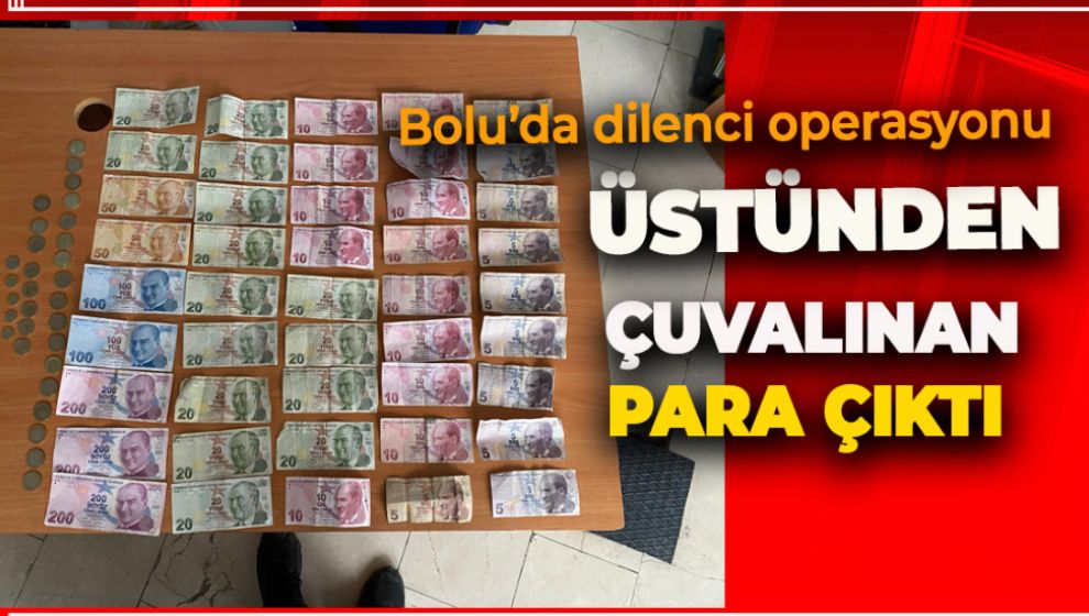 CAMİ ÖNÜNDE DİLENDİ, ÜZERİNDEN ÇIKAN PARAYLA ŞAŞKINA ÇEVİRDİ
