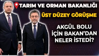 BAKAN YUMAKLI'YI BOLU'YA DAVET EDEN AKGÜL, TALEPLERİ SIRALADI