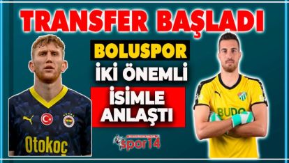 BOLUSPOR'DA TRANSFER HAREKATI BAŞLADI. İŞTE İKİ İSİM