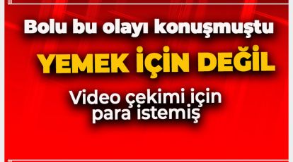KORELİ TURİSTLERDEN YEMEK İÇİN DEĞİL, VİDEO ÇEKİMİNDE YARDIM ETTİĞİ İÇİN PARA İSTEMİŞ
