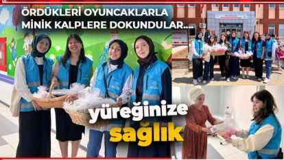 MİNİK YÜREKLERE DOKUNAN KOCAMAN YÜREKLER