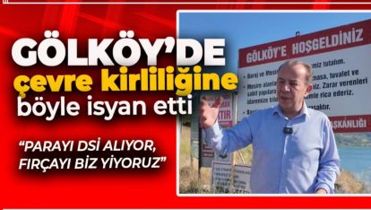 TANJU ÖZCAN GÖLKÖY'Ü İSTEDİ  "PARAYI DSİ ALIYOR, FIRÇAYI BİZ YİYORUZ"