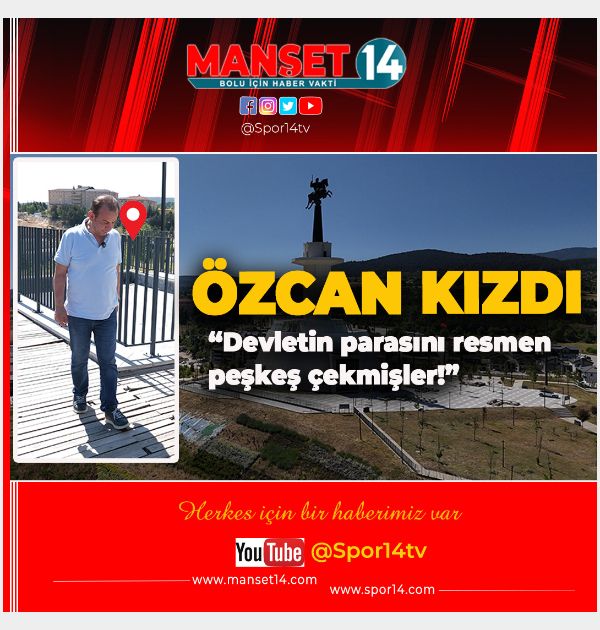 BOLU BELEDİYE BAŞKANI TANJU ÖZCAN, O DURUMA TEPKİ GÖSTERDİ
