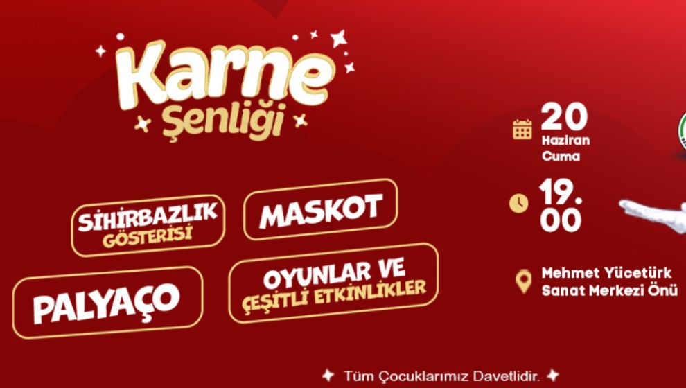 BOLU BELEDİYESİ’NDEN ÖĞRENCİLERE KARNE ŞENLİĞİ