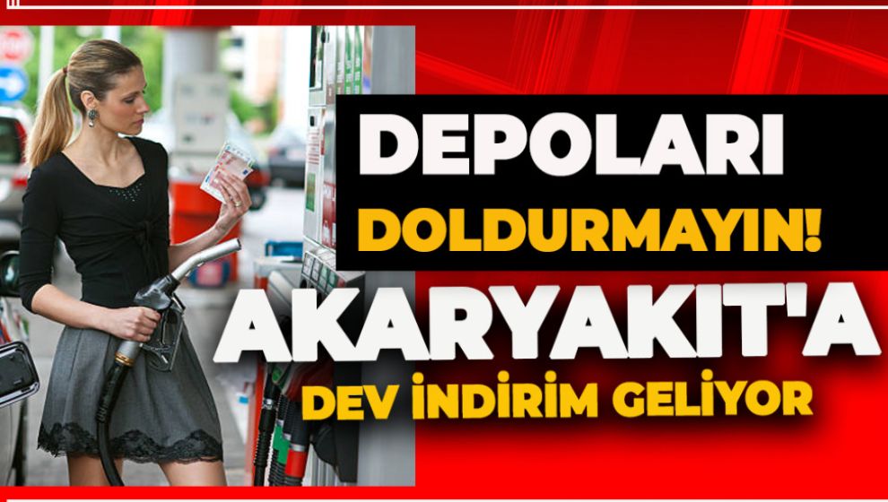 BUGÜN DEPOLARI DOLDURMAYIN YARINI BEKLEYİN