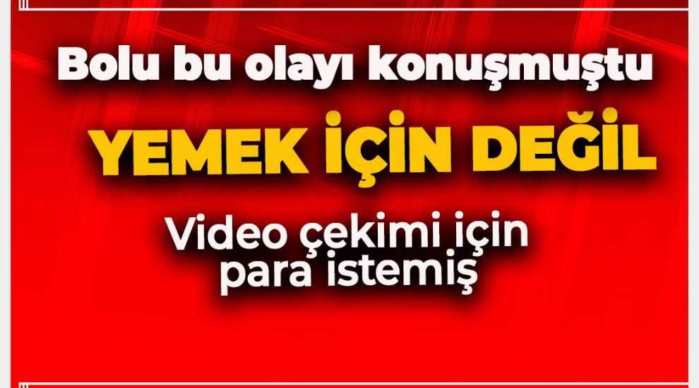 KORELİ TURİSTLERDEN YEMEK İÇİN DEĞİL, VİDEO ÇEKİMİNDE YARDIM ETTİĞİ İÇİN PARA İSTEMİŞ