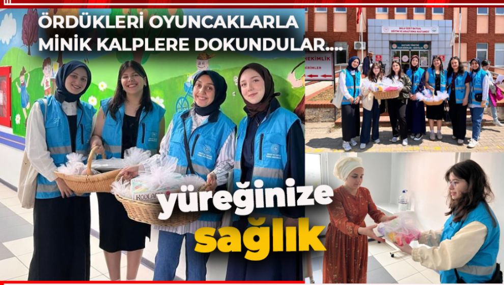 MİNİK YÜREKLERE DOKUNAN KOCAMAN YÜREKLER