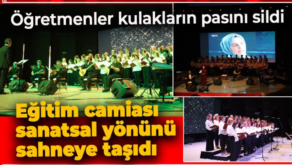 ÖĞRETMENLERDEN ÖĞRENCİ VE VELİLERE TÜRKÜLERLE DOLU UNUTULMAZ BİR GECE