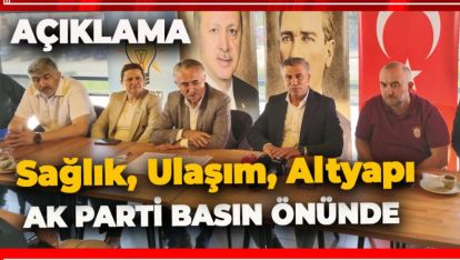 AK PARTİ'DE COŞKUNYÜREK VE GÜNER DEVAM EDEN PROJELERİ ANLATTILAR