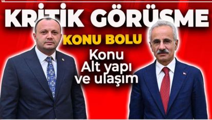 BOLU'DA ÇÖZÜM BEKLEYEN ALT YAPI VE ULAŞIM SORUNLARI BU GÖRÜŞMEDE