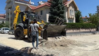 BOLU BELEDİYESİ'NDEN 4 SOKAKTA HUMMALI ÇALIŞMA