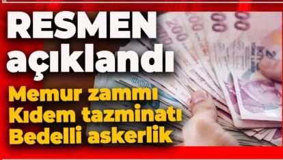 MEMUR ZAMMI, KIDEM TAZMİNATI VE BEDELLİ ASKERLİK