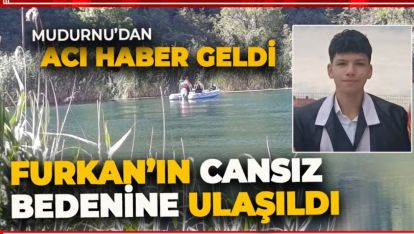 MUDURNU'DAN ACI HABER GELDİ. GENCİN CANSIZ BEDENİNE ULAŞILDI