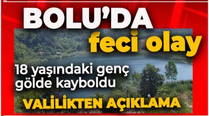 SON DAKİKA.. GÖLDE BOTLA GEZEN GENÇ KAYBOLDU