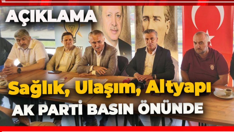 AK PARTİ'DE COŞKUNYÜREK VE GÜNER DEVAM EDEN PROJELERİ ANLATTILAR