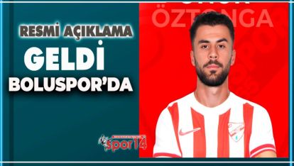 BOLUSPOR'DAN BİR TRANSFER DAHA. RESMİ AÇIKLAMA GELDİ