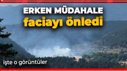 EKİPLERİN MÜDAHALESİ FACİAYI ÖNLEDİ
