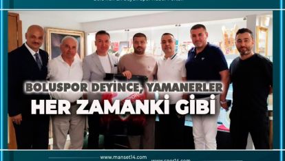 YAMANER AİLESİNDEN GELENEKSEL BOLUSPOR DESTEĞİ