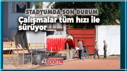 BOLU ATATÜRK STADYUMUNDA SON DURUM