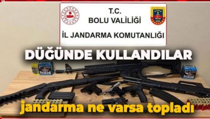 DÜĞÜNDE SAĞA SOLA ATEŞ AÇANLARA JANDARMA GÖZ AÇTIRMADI