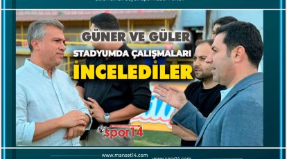 STADYUMUN MANİSA FK MAÇINA YETİŞMESİ İÇİN YOĞUN ÇALIŞMA