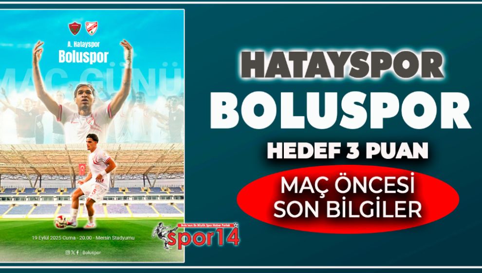 BOLUSPOR SERİ PEŞİNDE.. SIRADA Kİ HATAYSPOR