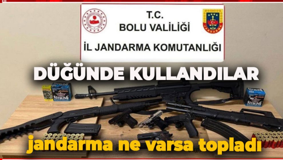 DÜĞÜNDE SAĞA SOLA ATEŞ AÇANLARA JANDARMA GÖZ AÇTIRMADI