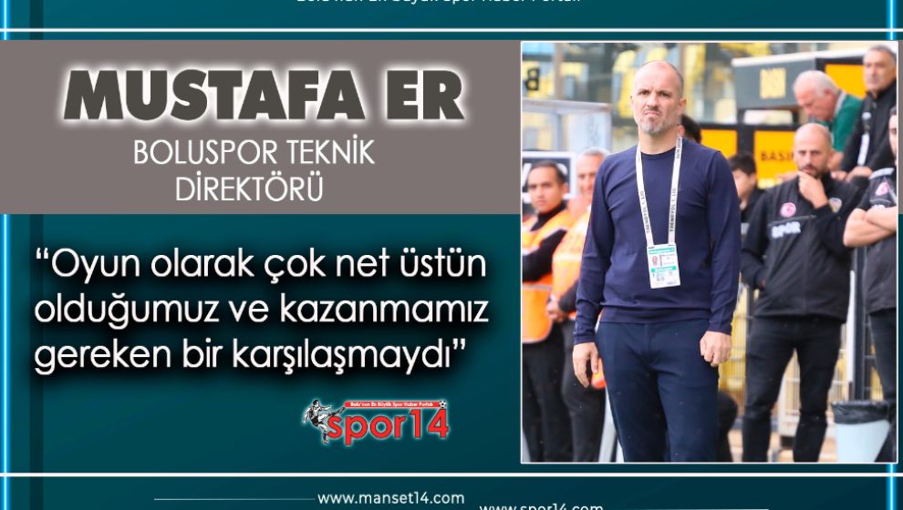 MAÇIN ARDINDAN MUSTAFA HOCANIN AÇIKLAMALARI