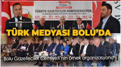 BASININ KALBİ BOLU'DA ATTI: “GERÇEK GAZETECİLİK YASAYLA GÜVENCE ALTINA ALINMALI”