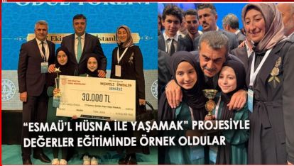 BOLU 15 TEMMUZ ŞEHİTLER İMAM HATİP ORTAOKULU TÜRKİYE BİRİNCİSİ OLDU