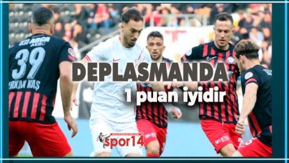 BOLUSPOR ÇORUM'DAN 1 PUANLA DÖNÜYOR