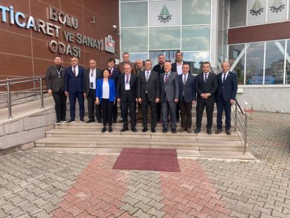 GAZETECİLER BOLU’DA BULUŞTU. ÜÇ ÖNEMLİ ZİYARET
