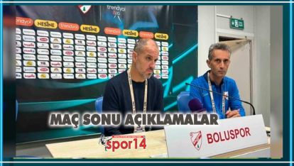 MAÇIN ARDINDAN TEKNİK AÇIKLAMALAR