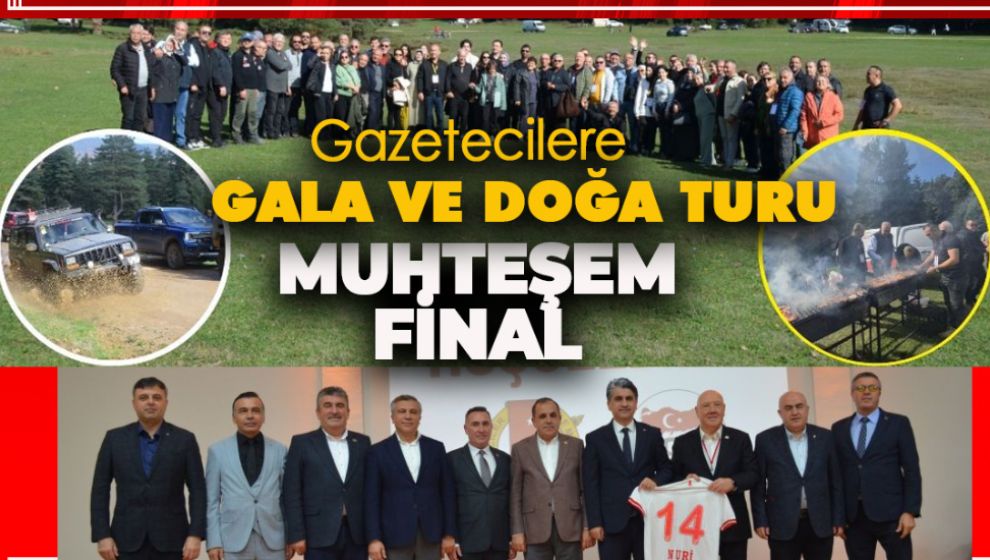 BOLU'DA BÜYÜK BULUŞMA MUHTEŞEM GALA VE DOĞA TURU İLE SON BULDU