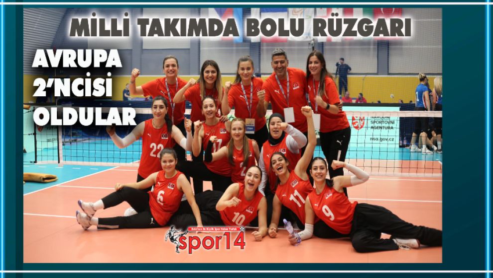 BOLULU ANTRENÖR MİLLİ TAKIM İLE AVRUPA 2'NCİSİ OLDU