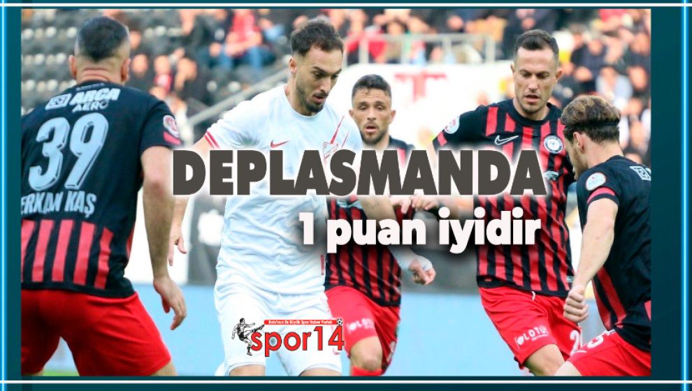 BOLUSPOR ÇORUM'DAN 1 PUANLA DÖNÜYOR