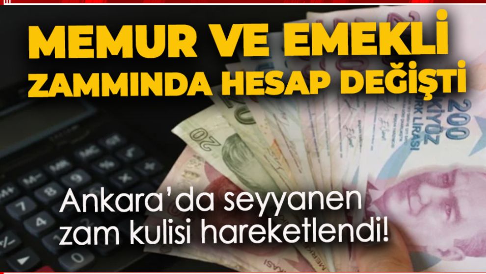 MEMUR VE EMEKLİ ZAMMINDA HESAP DEĞİŞTİ