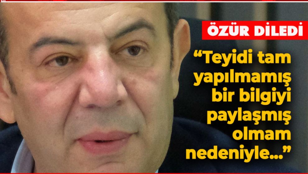 BAŞKAN TANJU ÖZCAN VALİ AYDIN'DAN ÖZÜR DİLEDİ