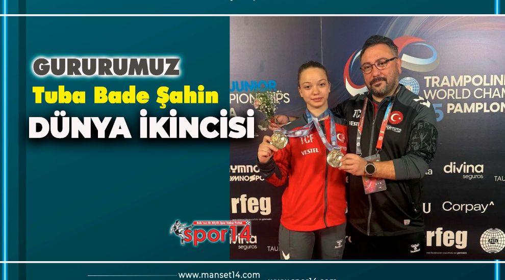 BOLULU SPORCU TUBA BADE ŞAHİN DÜNYA İKİNCİSİ