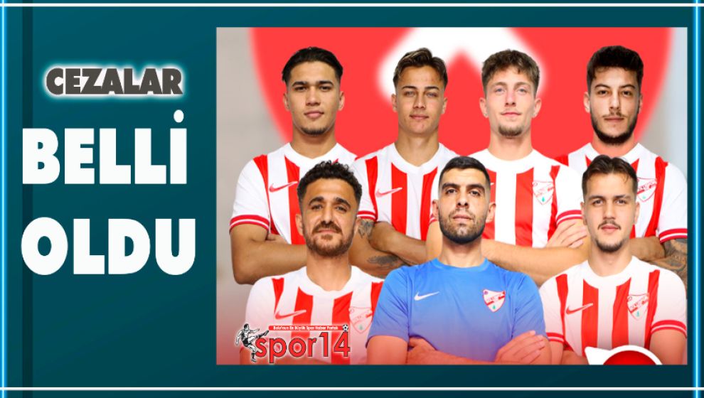 TFF CEZALARI KESTİ. BOLUSPOR'DA KİM NE KADAR CEZA ALDI?