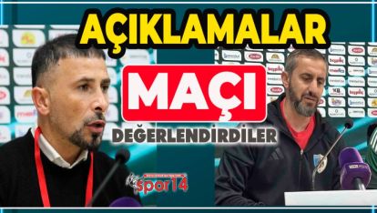 BOLUSPOR ERZURUMSPOR MAÇININ ARDINDAN AÇIKLAMALAR