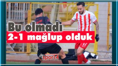 BOLUSPOR EVİNDE PENDİKSPOR'A 2-1 MAĞLUP OLDU