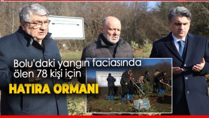 BÜYÜK FACİADA HAYATINI KAYBEDENLER İÇİN HATIRA ORMANI
