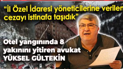 "İL ÖZEL İDARESİ YÖNETİCİLERİNE VERİLEN CEZAYI İSTİNAFA TAŞIDIK"