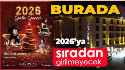 KARPALAS OTEL'DEN MUHTEŞEM YILBAŞI PROGRAMI