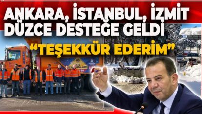 TAM 4 BELEDİYEDEN DESTEK GELDİ. 3'Ü BÜYÜKŞEHİR BELEDİYESİ