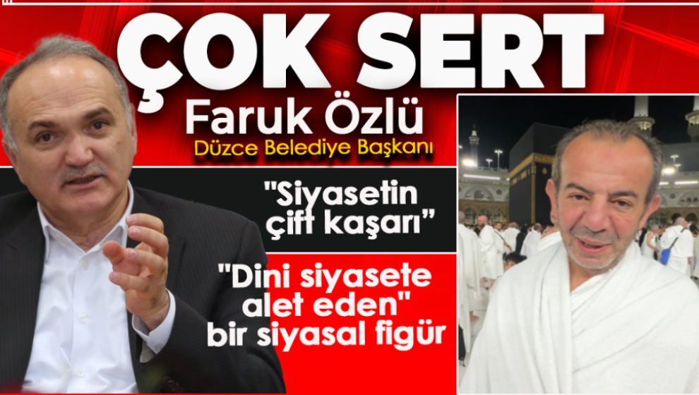 ÖZLÜ'DEN ÖZCAN'A SERT İFADELER “KABE’Yİ DE ŞOV ALANINA ÇEVİRMİŞ”