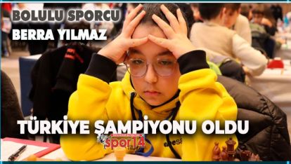 Berra Yılmaz Türkiye Şampiyonu Oldu, Bolu'nun Gururu Dünya Yolunda