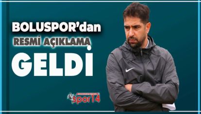 BOLUSPOR RESMEN AÇIKLADI. İŞTE O İSİM